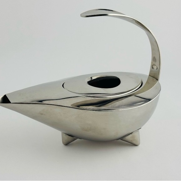 BODUM Rare Naoko Teapot by Carsten Jörgensen for Bodum, 1980 Denmark New in Box - Picture 7 of 10